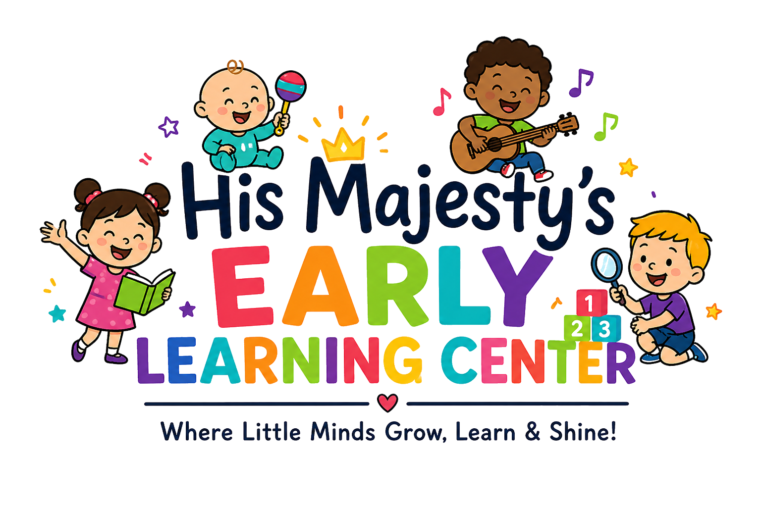 His Majesty's Early Learning Center logo